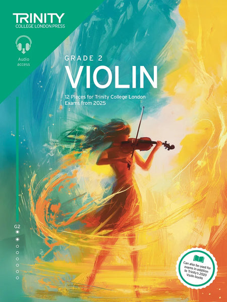 Trinity College London Violin from 2025 Grade 2 with Online Accompaniments