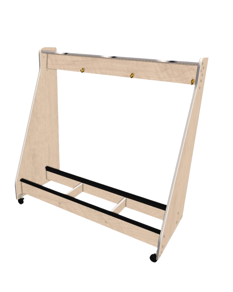 Wenger Double Bass Rack Maple Finish (3 Unit) – Simply for Strings