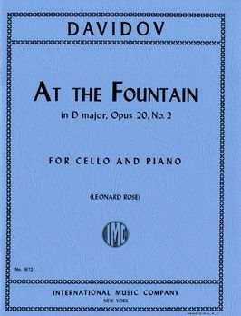 Davidoff, At The Fountain Op. 20 No. 2 for Cello and Piano (IMC)