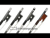 Muesing Viola Bow: C3 Classic Carbon Fibre with Stainless Steel Fittings