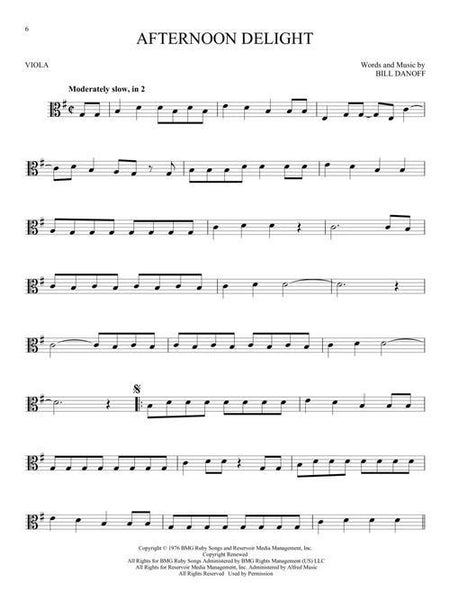 101 Chansons Populaires Pour Alto - Recueil De Partitions Classiques Et Modernes
