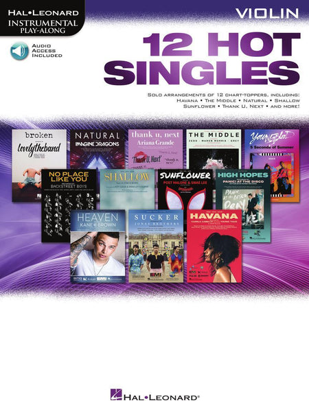 12 Hot Singles for Violin with Online Accompaniments