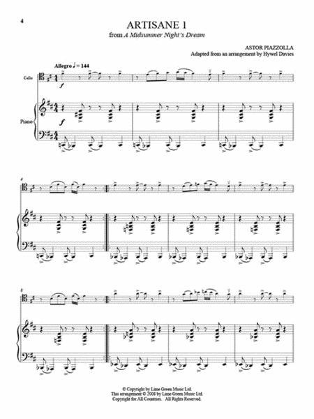25 Piazzolla Tangos for Cello and Piano – Simply for Strings