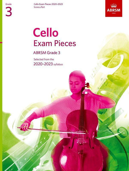 ABRSM Cello Exam Pieces 2020-2023 Grade 3 Score and Part