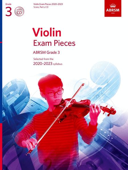 ABRSM Violin Exam Pieces 2020-2023 Grade 3 Score, Part and CD