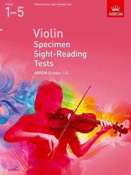 ABRSM Violin Specimen Sight Reading Tests Grades 1-5 from 2012