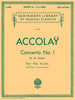 Accolay, Concerto No. 1 in A Minor for Violin and Piano (Schirmer)