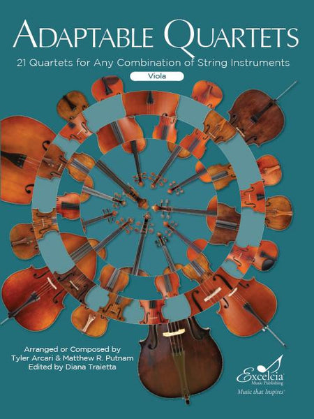 Adaptable Quartets for Strings Viola (Excelcia Music Publishing)