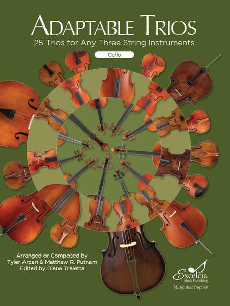 Adaptable Trios for Strings Cello (Excelcia Music Publishing)