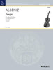 Albeniz, Tango Op. 165 No. 2 for Violin And Piano (Schott)
