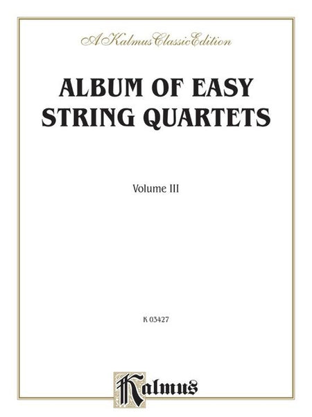 Album of Easy String Quartets Volume 3