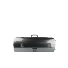 BAM Hightech Oblong Compact Viola Case with Pocket Black Carbon 15"-16.5"