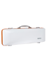 BAM ICE SUPREME Hightech Oblong Violin Case White/Orange 4/4