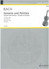 Bach, J.S, Sonatas and Partitas for Violin Solo ed. Szeryng (Schott)