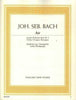 Bach, J.S., Air on the G String for Violin and Piano (Schott)