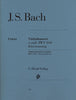 Bach, J.S., Concerto in A Minor BWV 1041 for Violin and Piano (Henle)