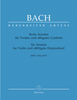 Bach, J.S., Six Sonatas for Violin and Harpsichord BWV 1014-1019 (Barenreiter)