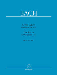 Bach, J.S., Six Suites for Solo Cello (Barenreiter)