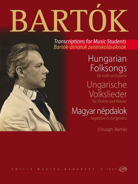Bartok, Hungarian Folksongs for Violin and Piano (EMB)