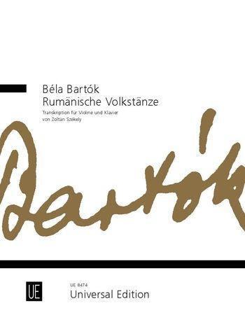 Bartok, Romanian Folk Dances for Violin and Piano (Universal)