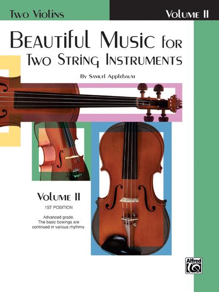 Beautiful Music for Two String Instruments Book 2 for Violin