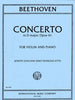 Beethoven, Concerto in D Op. 61 for Violin and Piano (IMC)