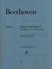 Beethoven, Sonata in A Op. 69 for Cello and Piano (Henle)