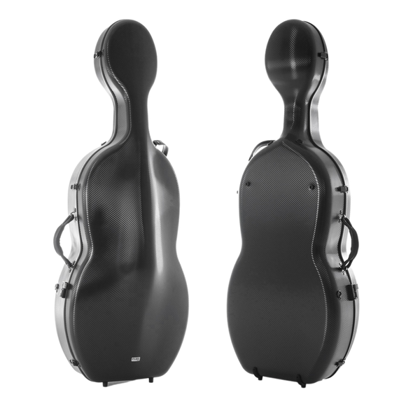GEWA Pure Polycarbonate Cello Case with Wheels Black 4/4