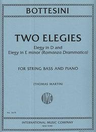 Bottesini, Two Elegies for Double Bass and Piano ed. Martin (IMC)