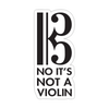 Case Decoration Sticker - Alto Clef 'No It's Not a Violin'