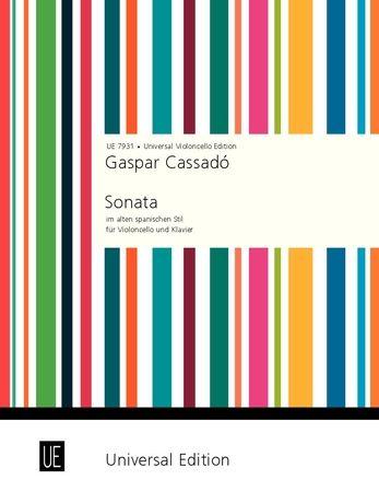 Cassado, Sonata for Cello and Piano (Universal)