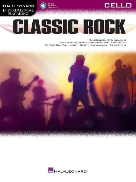 Classic Rock for Cello with Online Accompaniments