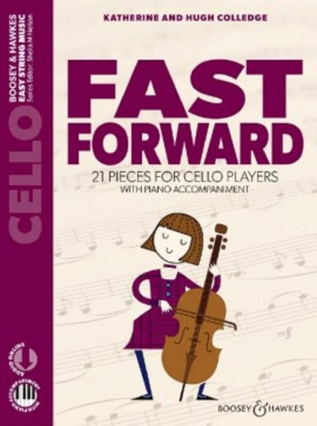 Colledge, Fast Forward for Cello and Piano New Edition (Boosey and Hawkes)