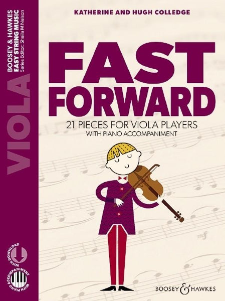 Colledge, Fast Forward for Viola And Piano New Edition (Boosey and Hawkes)