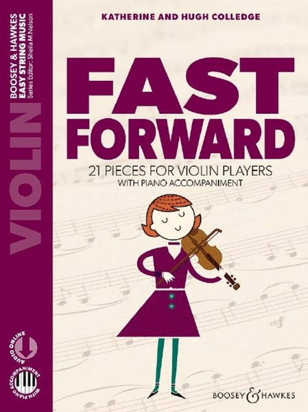 Colledge, Fast Forward for Violin and Piano New Edition (Boosey and Hawkes)