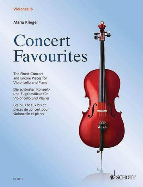 Concert Favourites for Cello and Piano (Schott)