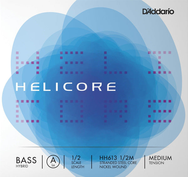 D'Addario Helicore Double Bass A String 1/2 Hybrid