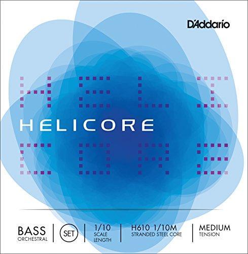 D'Addario Helicore Double Bass String Set 1/10 Orchestral