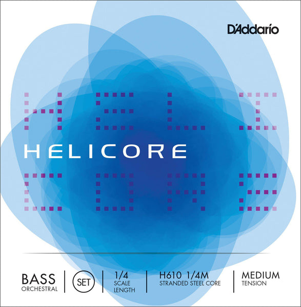 D'Addario Helicore Double Bass String Set 1/4 Orchestral