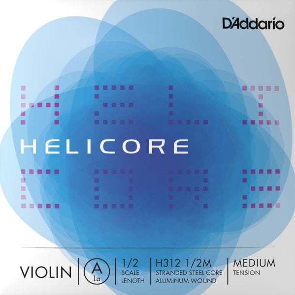 D'Addario Helicore Violin A String 1/2