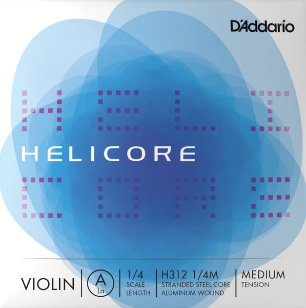 D'Addario Helicore Violin A String 1/4
