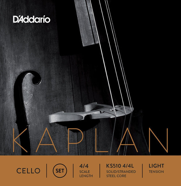 D'Addario Kaplan Cello String Set 4/4 - Light