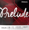 D'Addario Prelude Violin A String 3/4