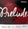 D'Addario Prelude Violin G String 3/4