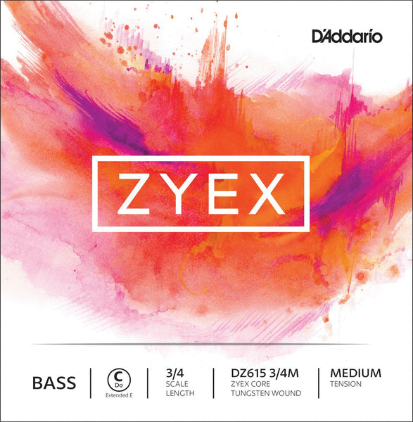 D'Addario Zyex Double Bass Extention C String 3/4 (Medium)
