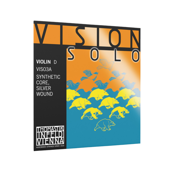 Thomastik Vision Solo Violin D String Silver 4/4