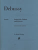 Debussy, Sonata in G Minor for Violin and Piano (Henle)