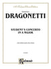 Dragonetti, Students Concerto in A for Double Bass and Piano (Kalmus)