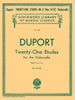 Duport, 21 Etudes for Cello Book 2 (Schirmer)