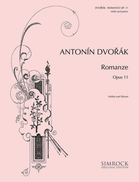 Dvorak, Romance in F Minor Op. 11 for Violin and Piano (Simrock)